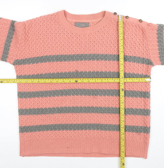 Womens UK Size 14 NEXT Pink Pullover Jumper