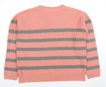 Womens UK Size 14 NEXT Pink Pullover Jumper