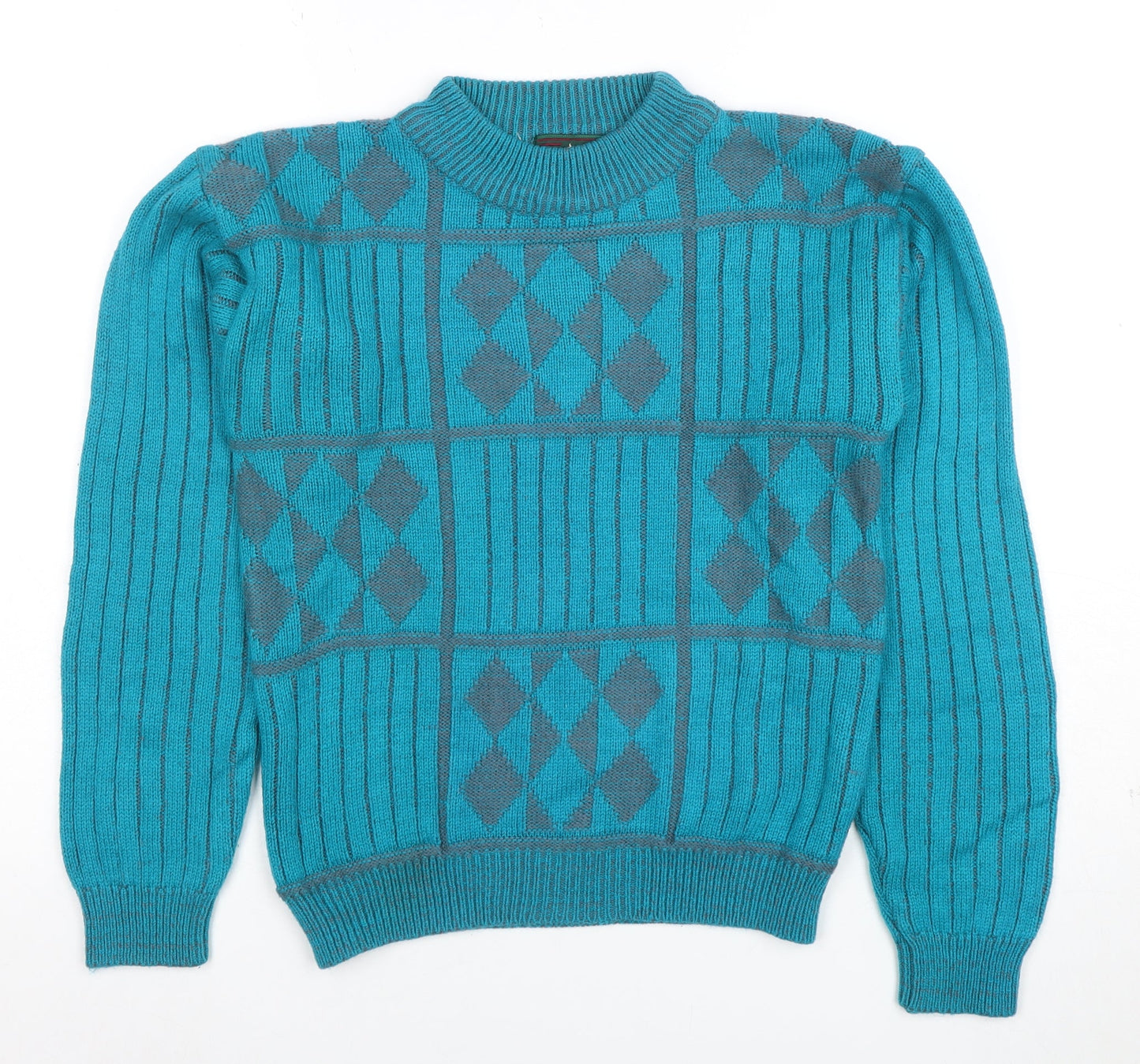 Womens UK Size L High Sierra Blue Pullover Jumper