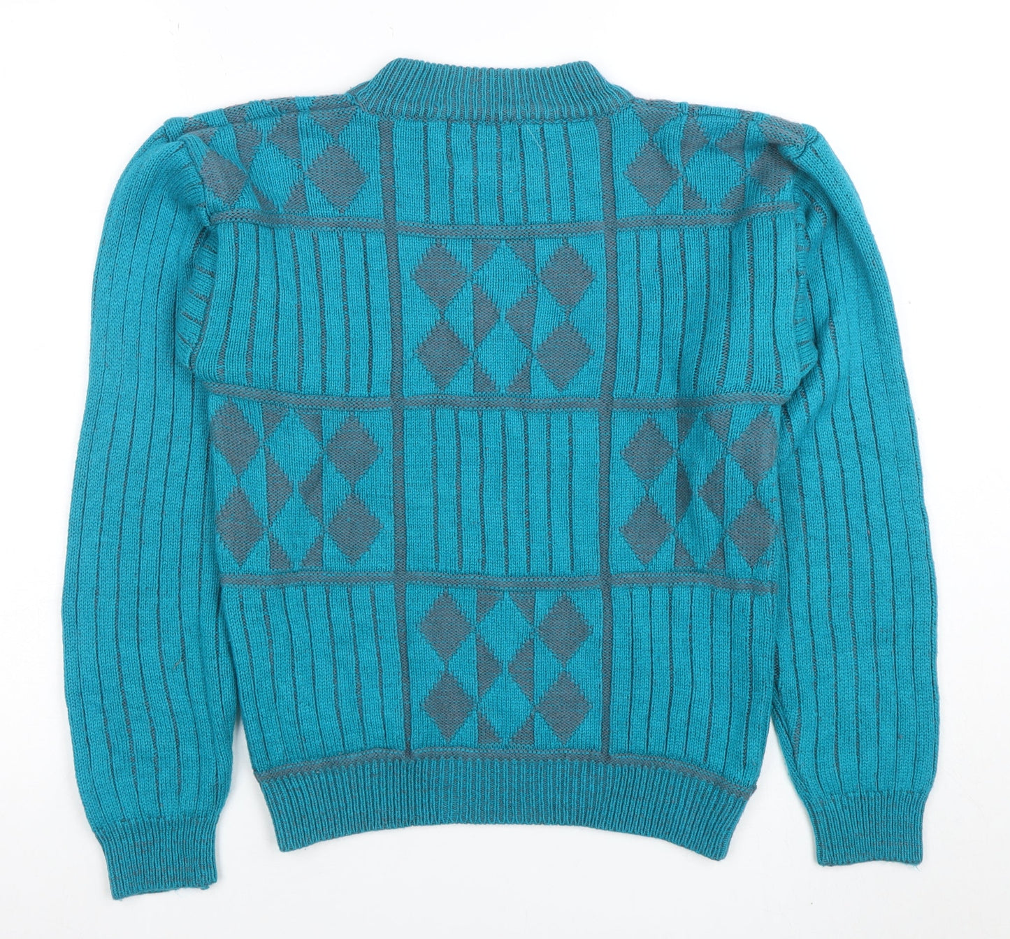 Womens UK Size L High Sierra Blue Pullover Jumper