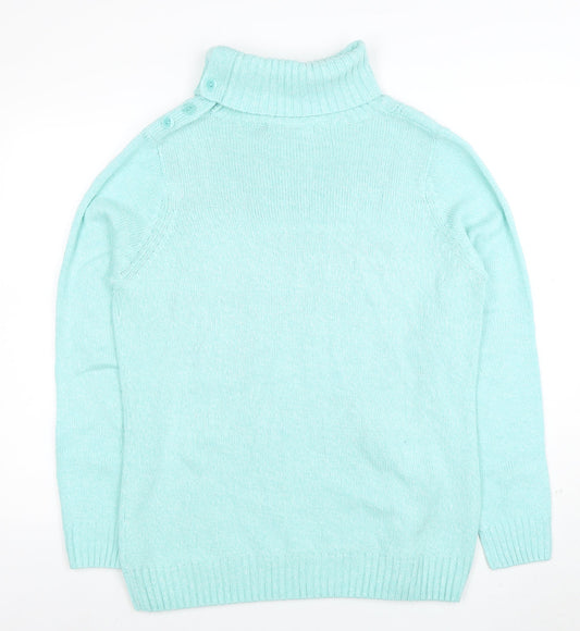 Womens UK Size L Isle Blue Pullover Jumper