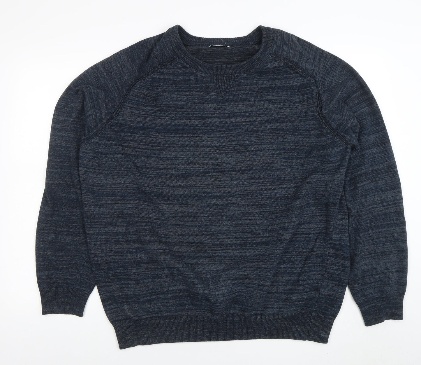 Mens UK Size XL Easy Blue Pullover Jumper