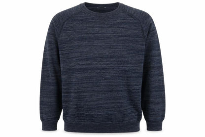 Easy Men's Blue XL Cotton Blend Crew Neck Pullover Jumper