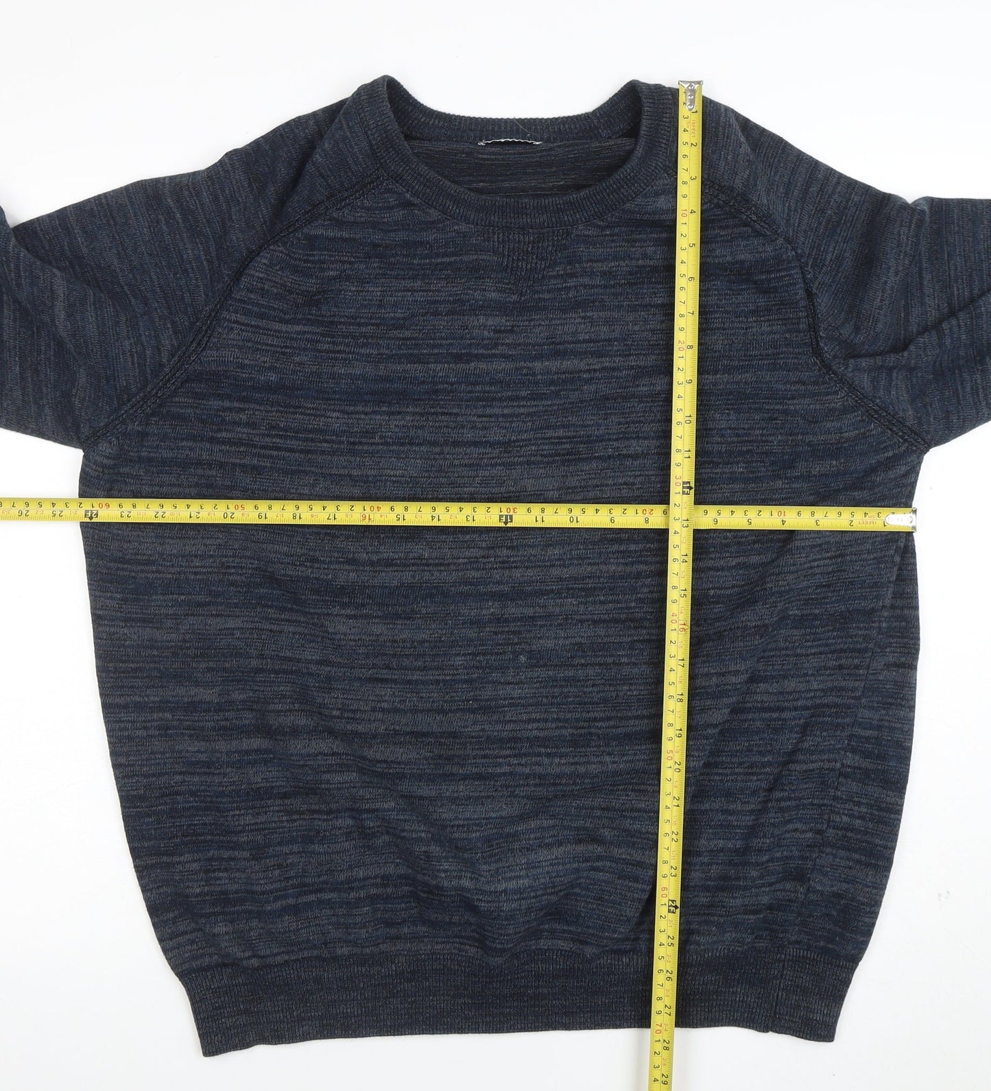 Mens UK Size XL Easy Blue Pullover Jumper