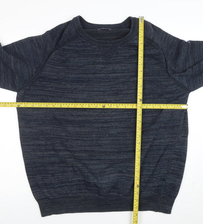 Mens UK Size XL Easy Blue Pullover Jumper
