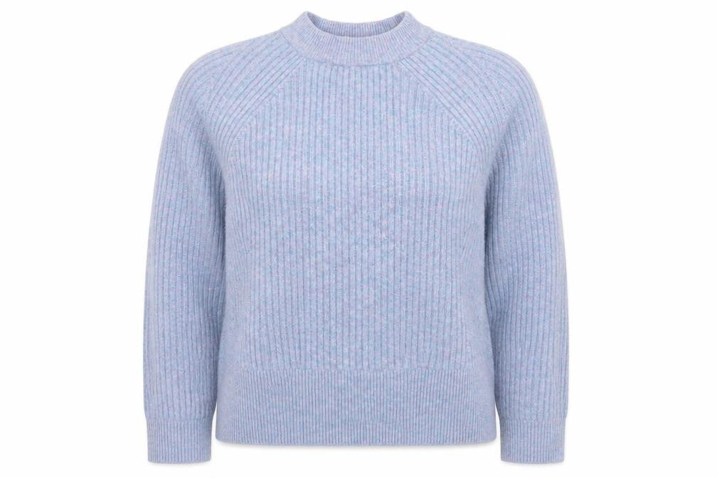 Womens UK Size L Marks and Spencer Blue Pullover Jumper