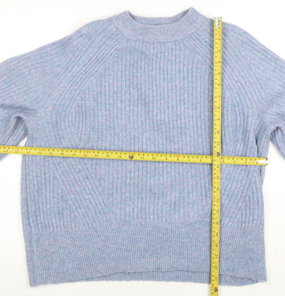 Womens UK Size L Marks and Spencer Blue Pullover Jumper