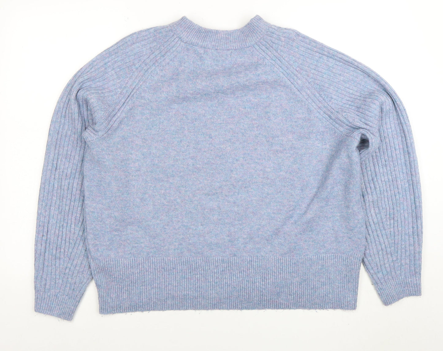 Womens UK Size L Marks and Spencer Blue Pullover Jumper