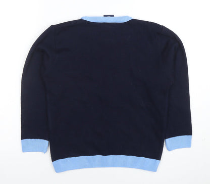 Boys UK Size 11-12 Years Manchester City Blue Pullover Jumper