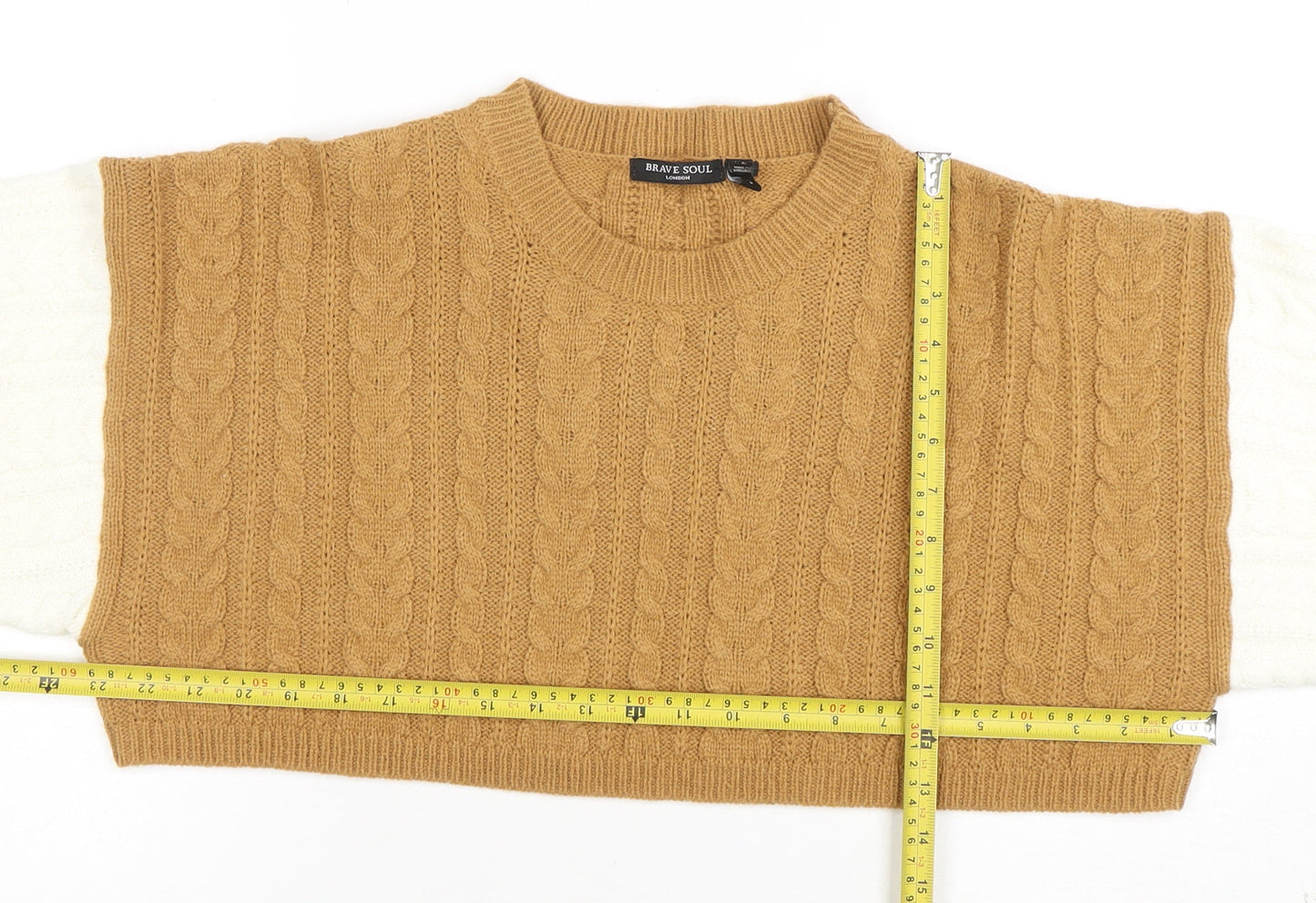 Womens UK Size S Brave Soul Multicoloured Pullover Jumper