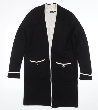 Womens UK Size S Wallis Black Cardigan Jumper
