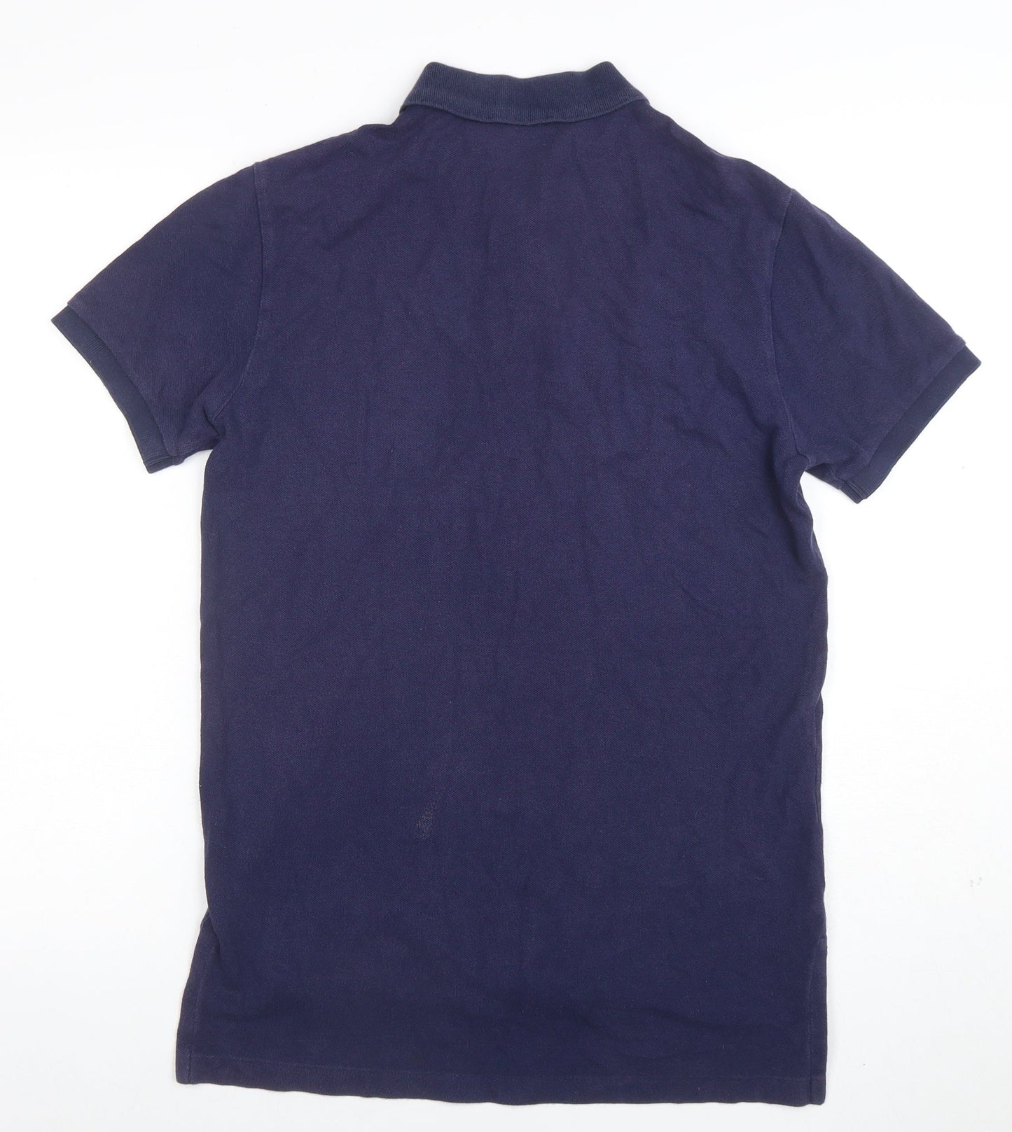 Ralph Lauren Men's Blue Cotton Slim Fit Polo Shirt Size S