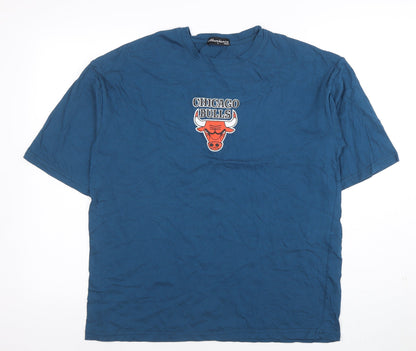 Mens UK Size L Alundance Basics Blue  T-Shirt