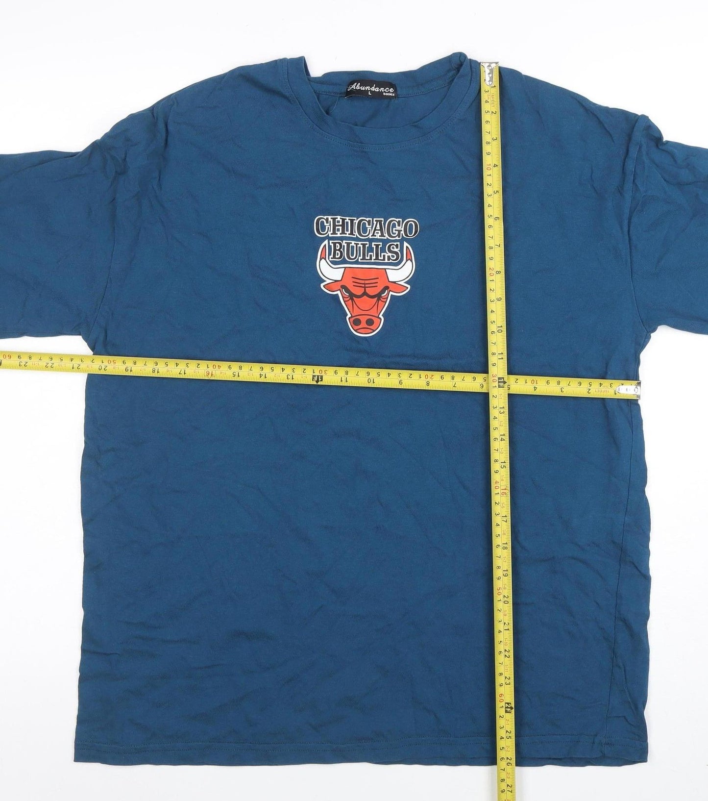 Mens UK Size L Alundance Basics Blue  T-Shirt