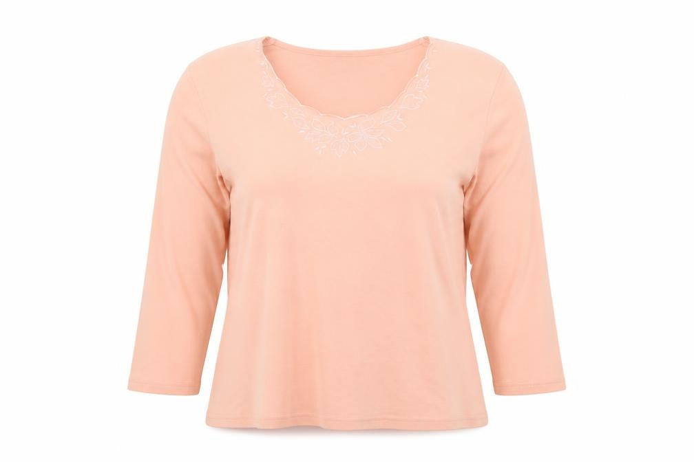 Womens UK Size L Eastex Pink Basic T-Shirt