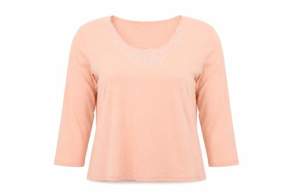 Womens UK Size L Eastex Pink Basic T-Shirt