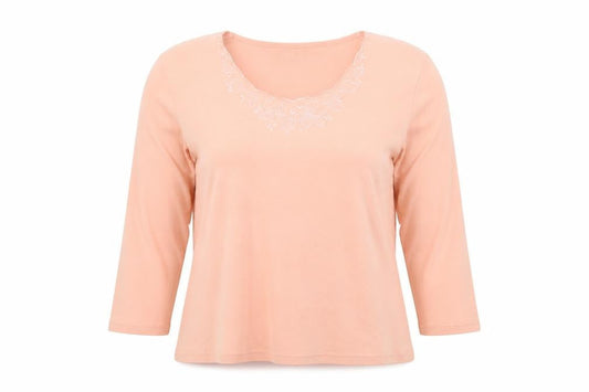 Womens UK Size L Eastex Pink Basic T-Shirt