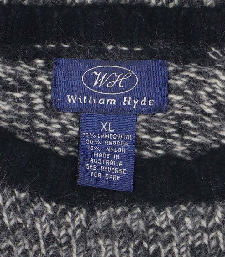 Mens UK Size XL William Hyde Grey Pullover Jumper