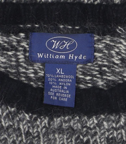 Mens UK Size XL William Hyde Grey Pullover Jumper