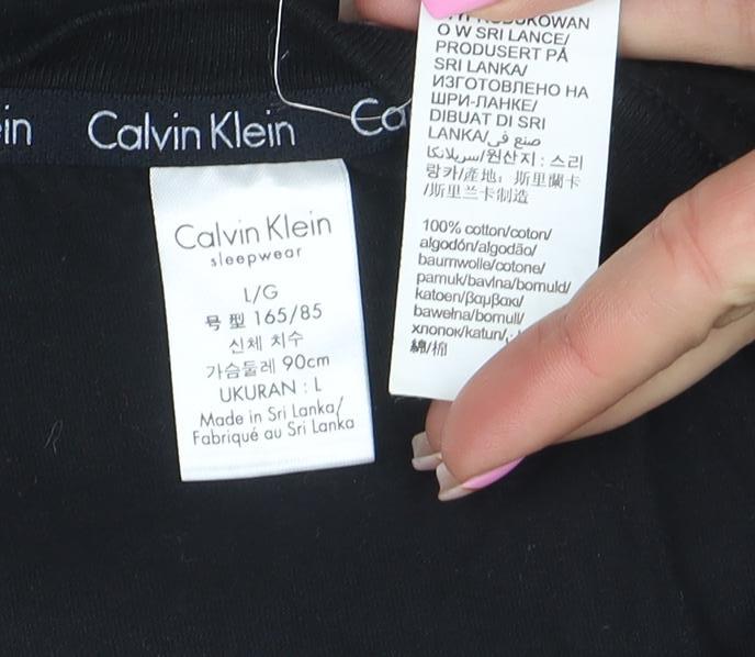 Mens UK Size L Calvin Klein Black  T-Shirt