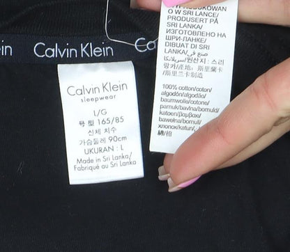 Mens UK Size L Calvin Klein Black  T-Shirt