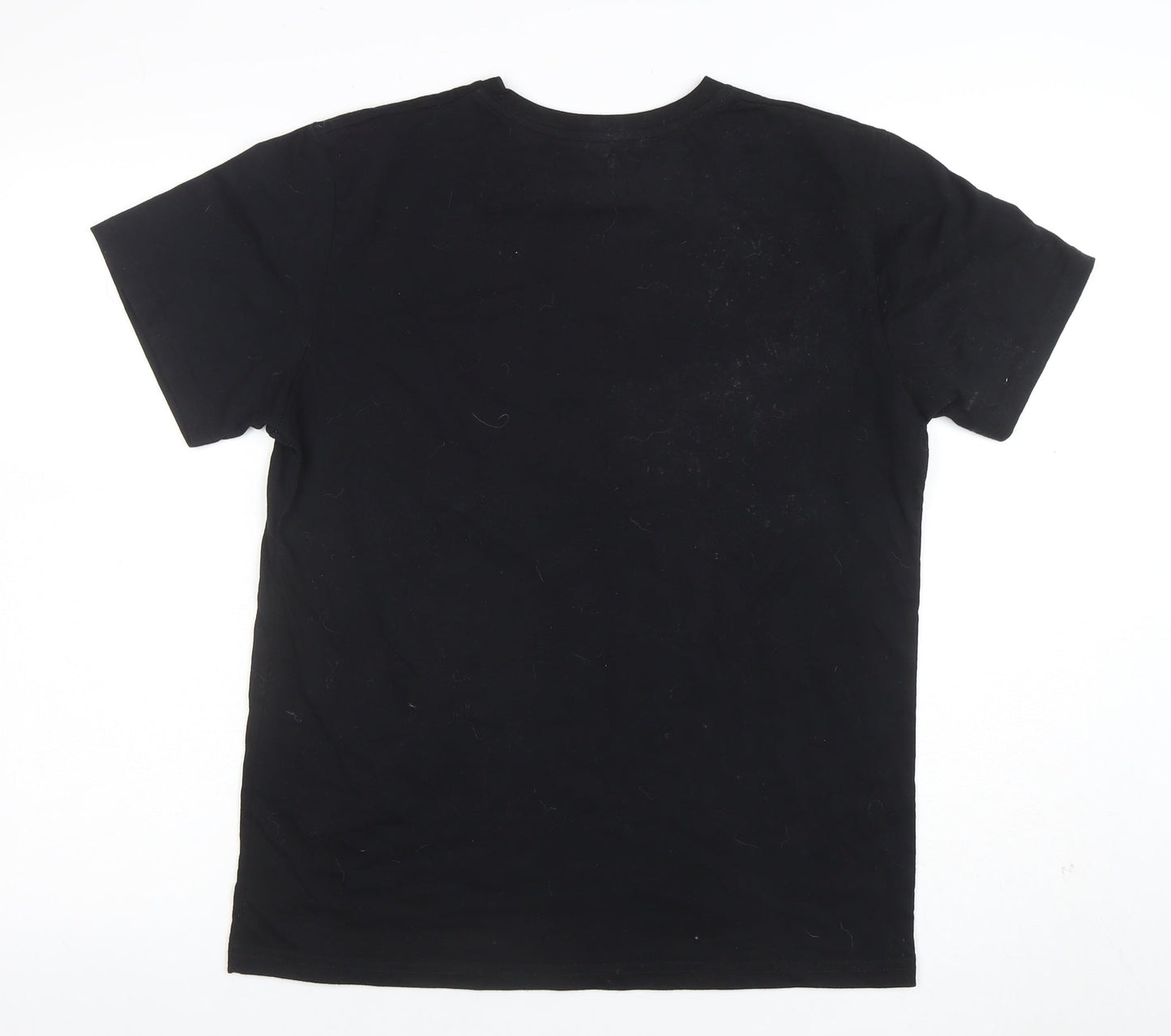 Mens UK Size M Pop! Tees Black  T-Shirt