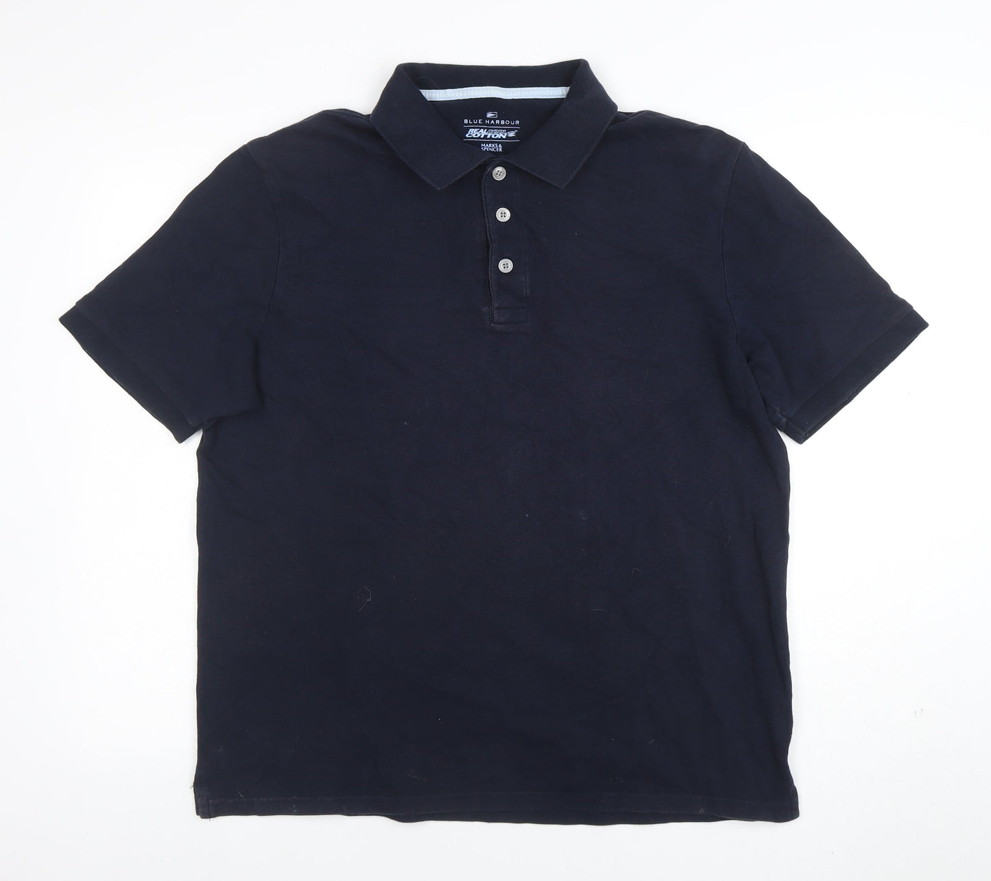 Mens UK Size L Marks and Spencer Cotton Polo Shirt