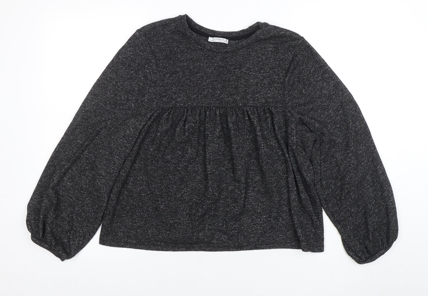 Womens UK Size 8 ZARA TRF Grey Pullover Jumper