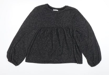 Womens UK Size 8 ZARA TRF Grey Pullover Jumper