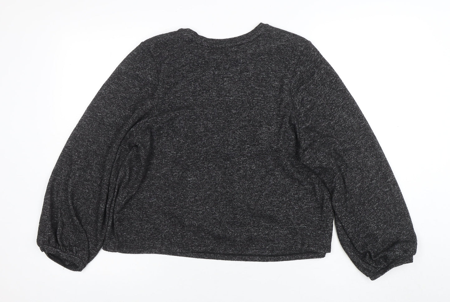 Womens UK Size 8 ZARA TRF Grey Pullover Jumper