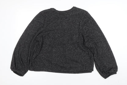 Womens UK Size 8 ZARA TRF Grey Pullover Jumper