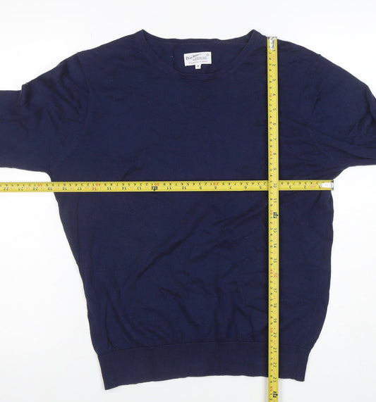 Mens UK Size S GANT Blue Pullover Jumper
