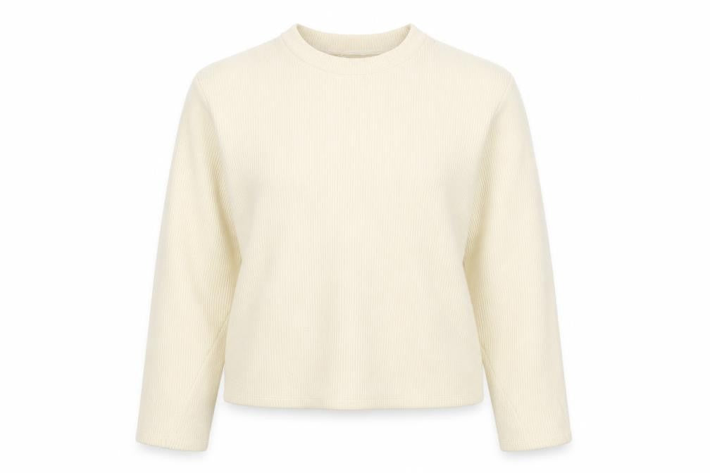 Womens UK Size M Zara Beige Pullover Sweatshirt