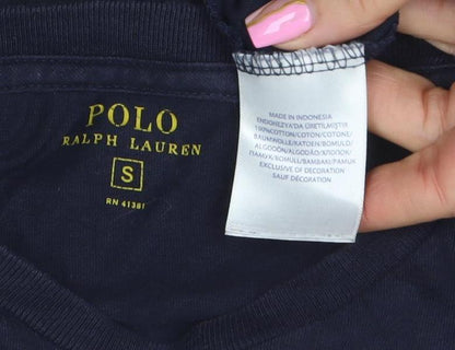 Mens UK Size S Ralph Lauren Blue  T-Shirt