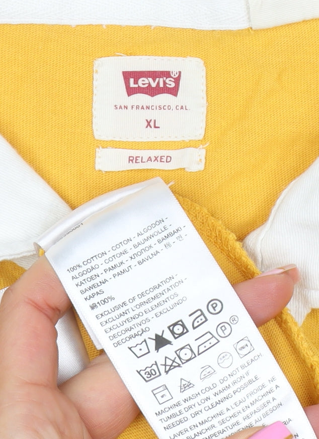 Mens UK Size XL Levi's 100% Cotton Polo Shirt