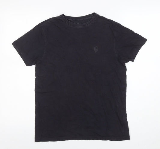 Police 883 Men's Black Short Sleeve Crew Neck Cotton T-Shirt Size S