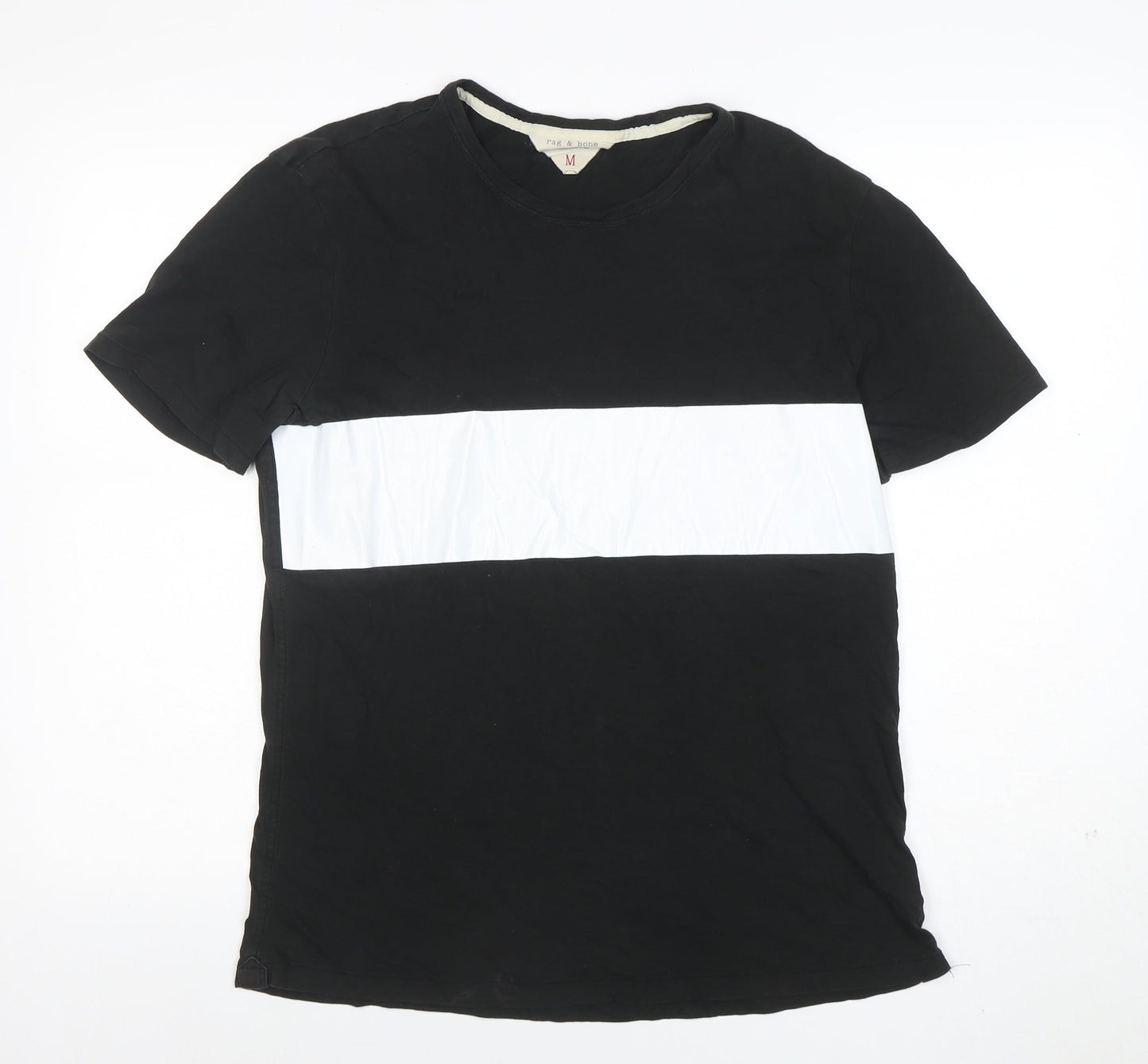 Mens UK Size M rag & bone Black  T-Shirt