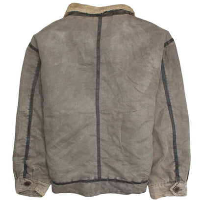 Mens UK Size 2XL McGarland Brown Bomber Jacket