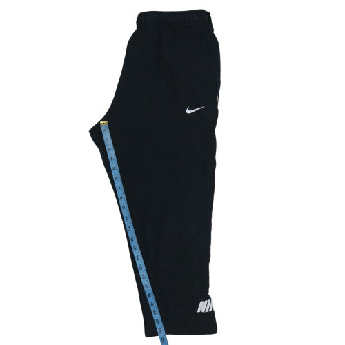 Womens UK Size M Nike Regular Fit Jogger Black Trousers