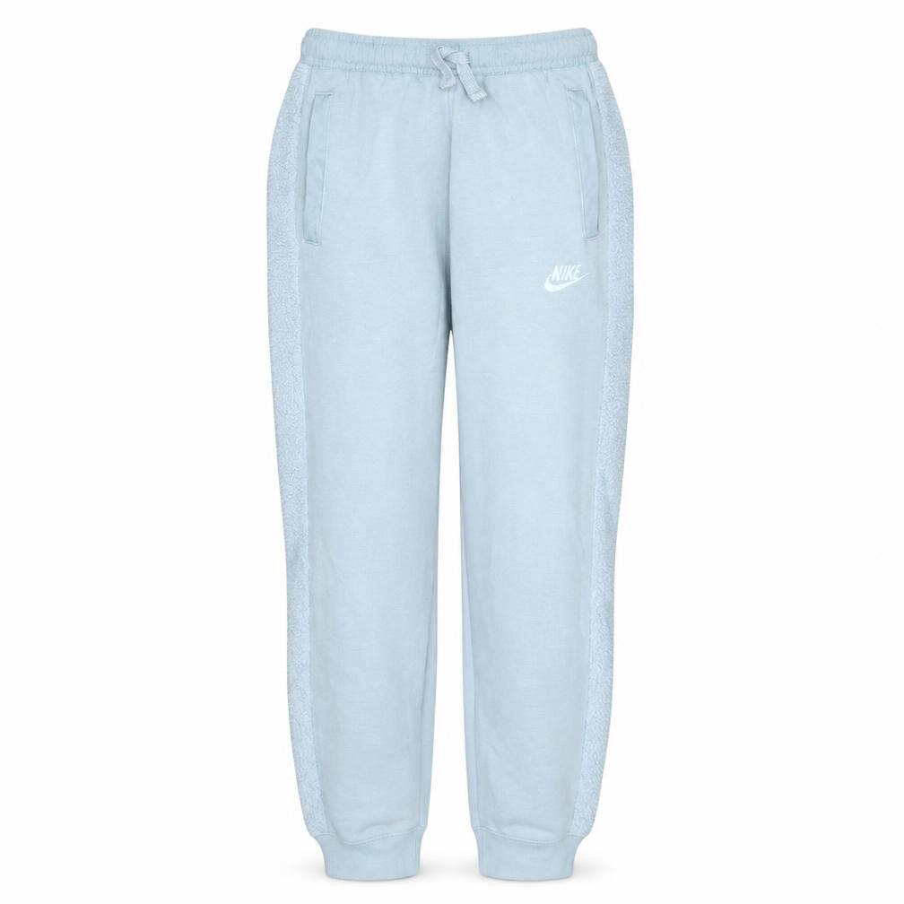 Front view of Nike Teens Grey Fleece Jogger Sweatpants Lined, size L