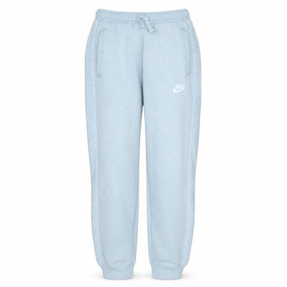 Front view of Nike Teens Grey Fleece Jogger Sweatpants Lined, size L