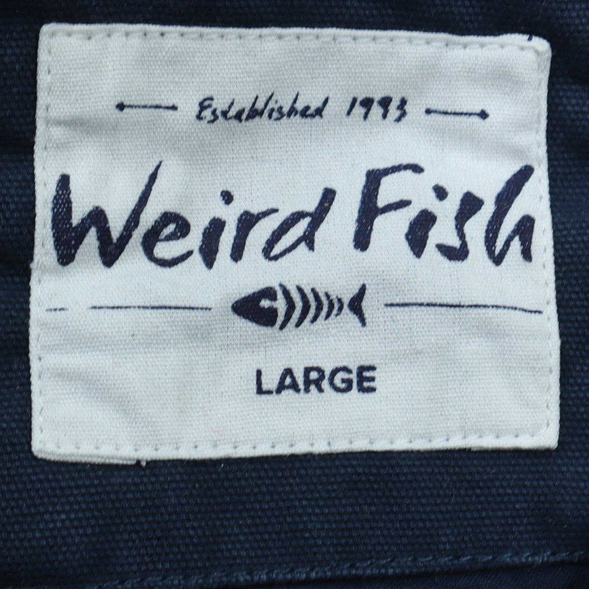 Mens UK Size L Weird Fish Blue Basic Jacket