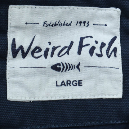 Mens UK Size L Weird Fish Blue Basic Jacket