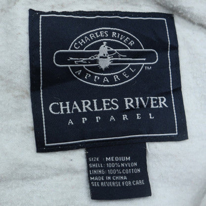 Mens UK Size M Charles River Apparel Red Anorak Coat