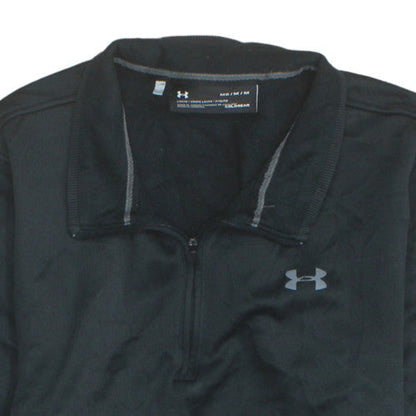 Mens UK Size M Under armour Black Pullover Sweatshirt