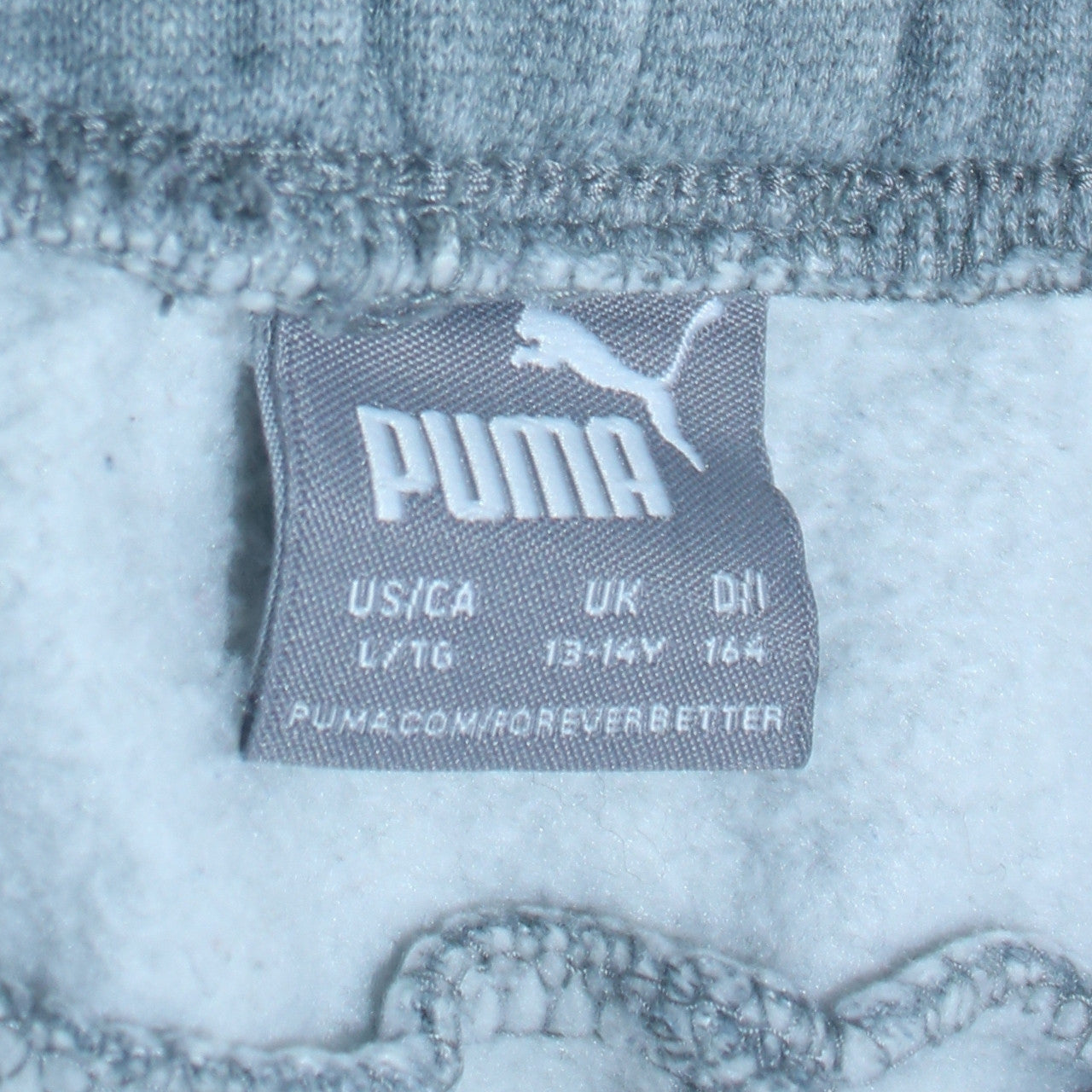 Boys UK Size 13-14 Years PUMA Regular Fit Jogger Grey Trousers