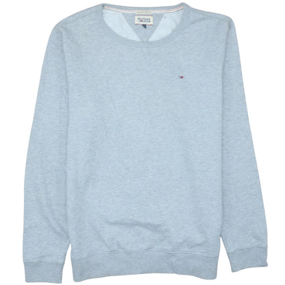 Mens UK Size XL Hilfiger Denim Grey Pullover Sweatshirt