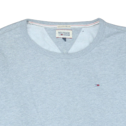 Mens UK Size XL Hilfiger Denim Grey Pullover Sweatshirt