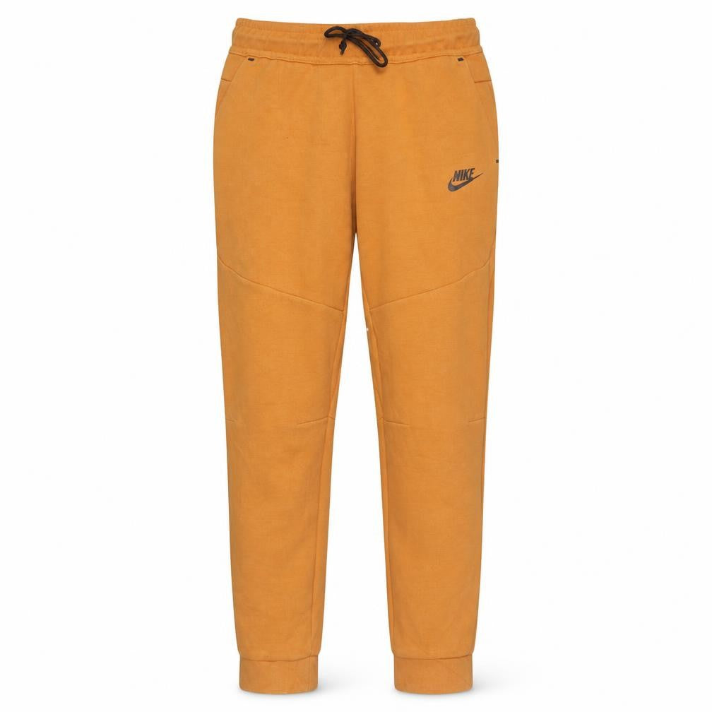 Nike Boys Orange Jogger Trousers Size 12-13 Years Cotton Blend Fleece