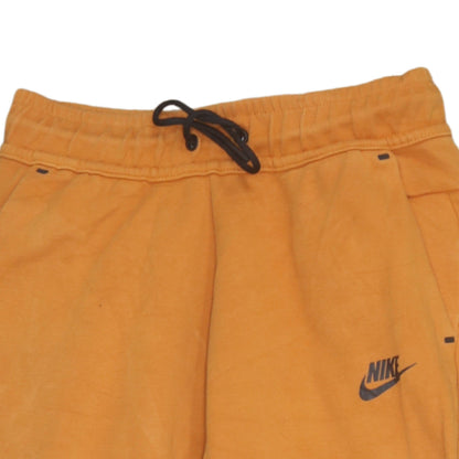 Nike Boys Orange Jogger Trousers Size 12-13 Years Cotton Blend Fleece